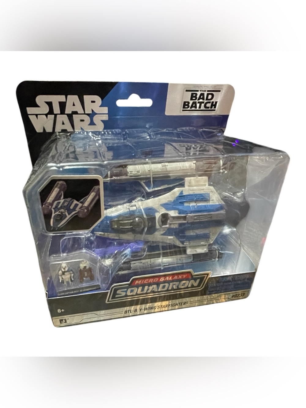 Star Wars Micro Galaxy Squadron BTL-B Y-Wing Starfighter #0233 New